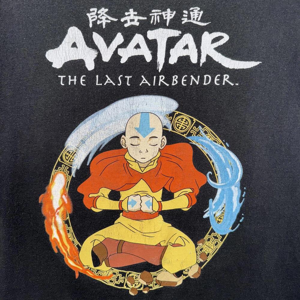 Black Avatar: The Last Airbender Graphic T-shirt - M - Picture 2 of 5